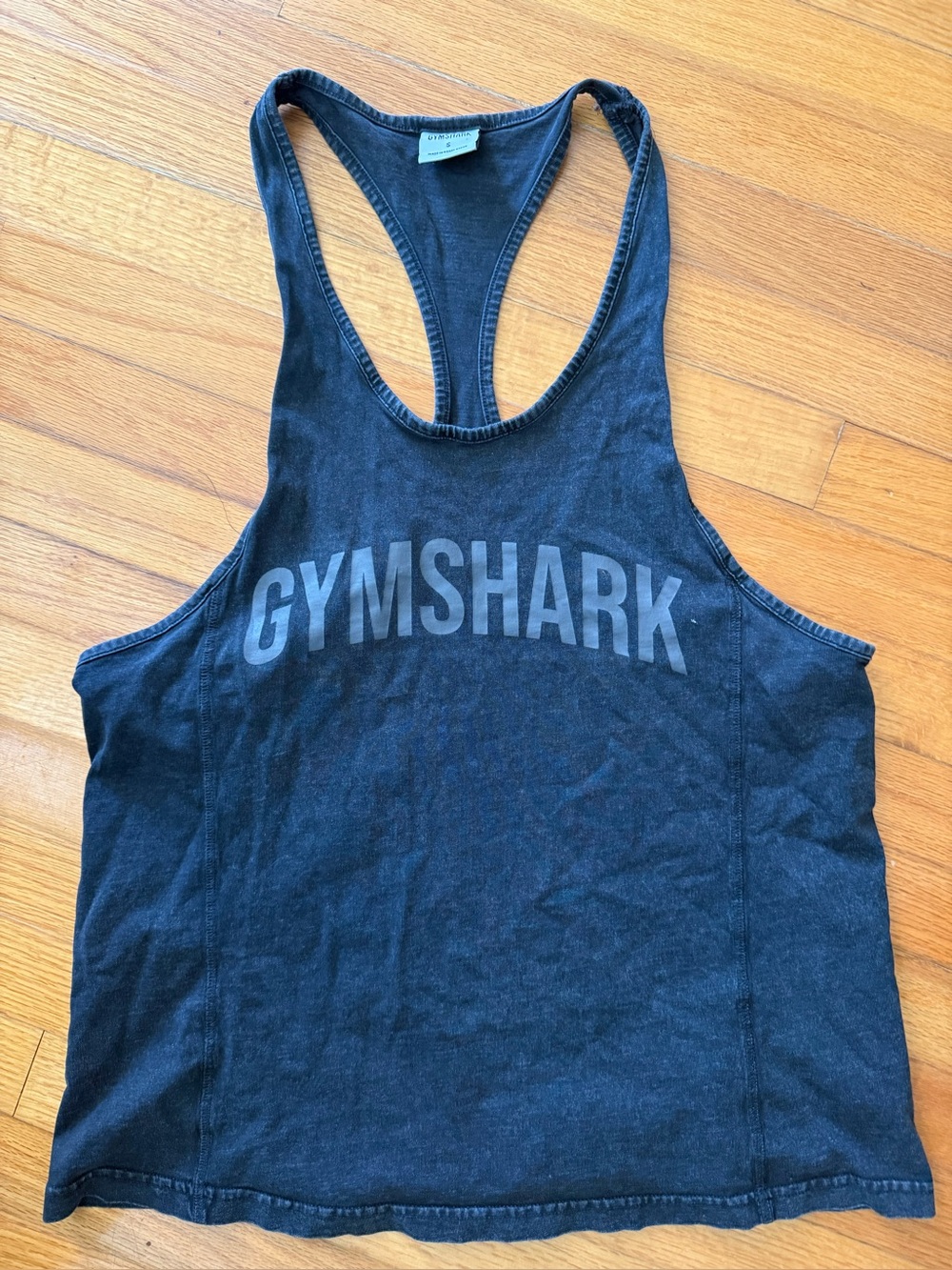 Gymshark Charcoal Gray Scoop Neck Tank Top